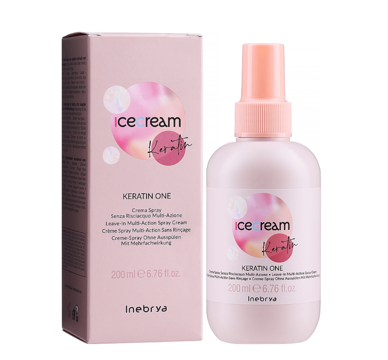 Inebrya Ice Cream Keratin One Multi-Action 15 in 1 Спрей c